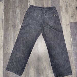 South Pole Men's Charcoal Relaxed Jeans